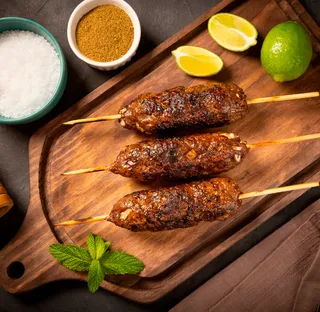 Kofta meat dish on platter