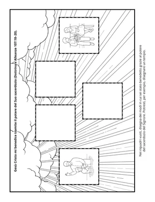 pagina delle attività per i bambini