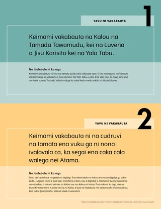 Yavu ni Vakabauta 1-2 iVolakabi