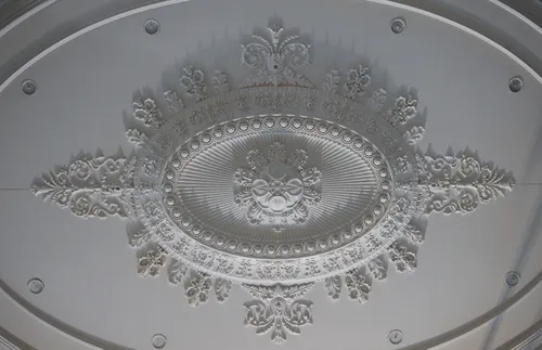 ceiling in temple endowment room