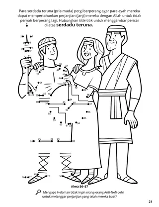 The Stripling Warriors coloring page