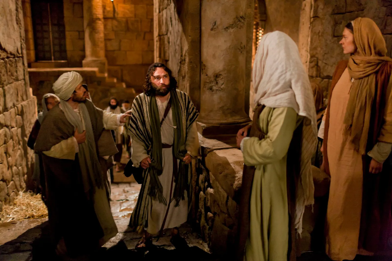 Peter denies knowing Christ three times.