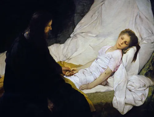 Jesus raising Jairus’s daughter