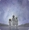 children looking at stars
