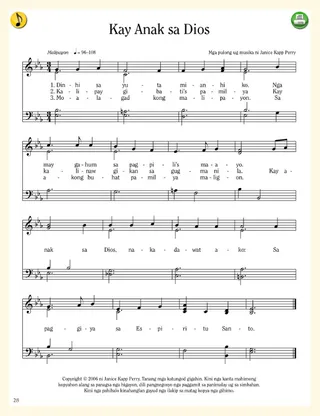 music, As a Child of God