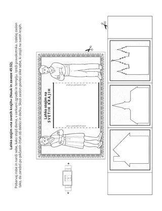 stran z dejavnostjo: lahko stojim na svetih krajih