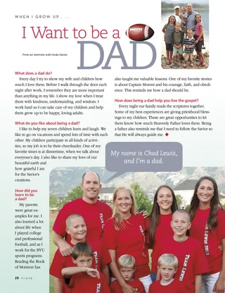 When I Grow Up … I Want to Be a Dad