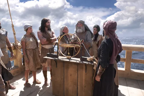 Lehi's family on ship