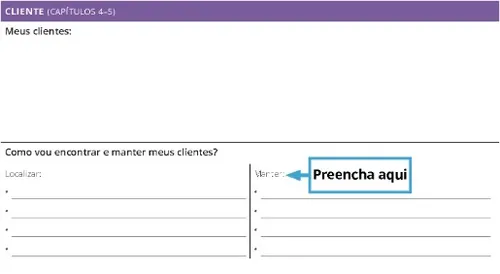 Exemplo: Como vou manter meus clientes?