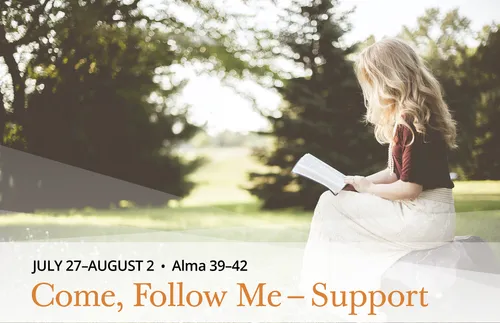 woman sitting and reading scriptures