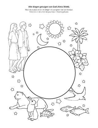 doe-pagina: alle dingen getuigen van God