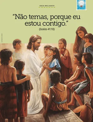 poster of Jesus with children