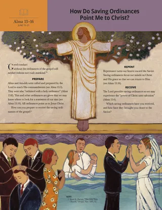 How do saving ordinances point me to Christ