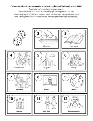 stranica aktivnosti za djecu