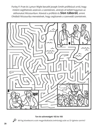 Zion’s Camp coloring page