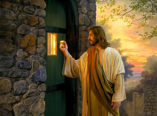 Christ knocking