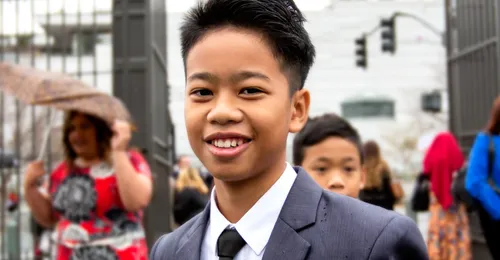 young man at conference