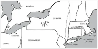 karte, ASV ziemeļaustrumi