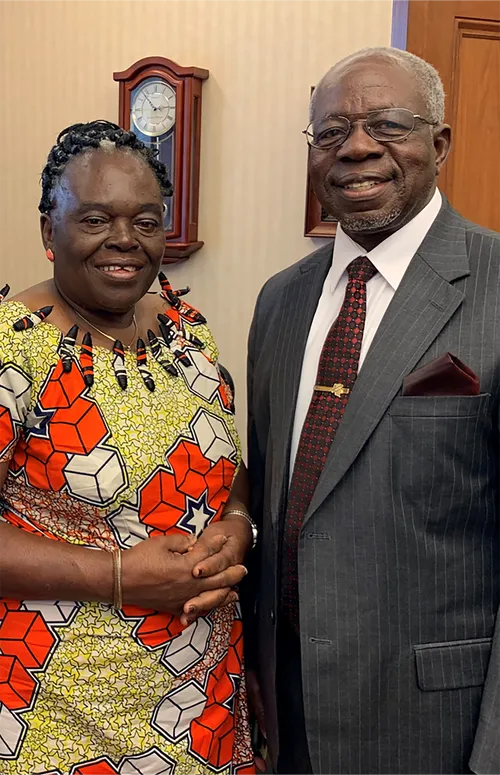 Sister and Brother Mbuyi