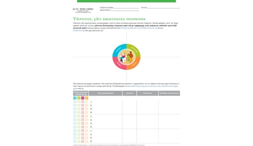 Үйлчлэл, үйл ажиллагаа төлөвлөгч