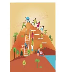 people climbing mountain