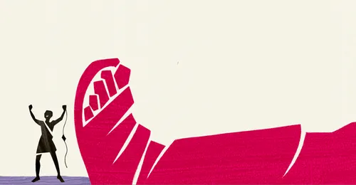 David defeating Goliath