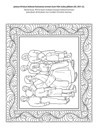 toimintasivu: Jeesus Kristus kokoaa kansansa