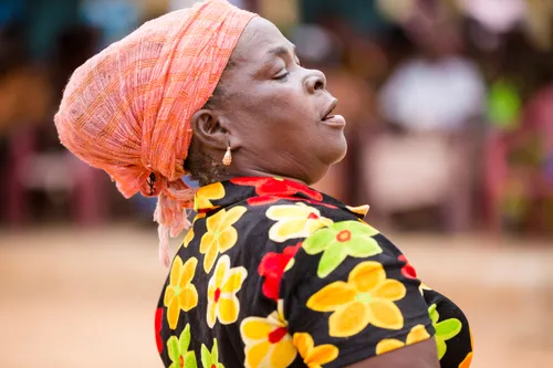 village celebration in Ghana