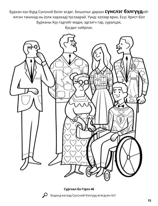 Gifts of the Spirit coloring page