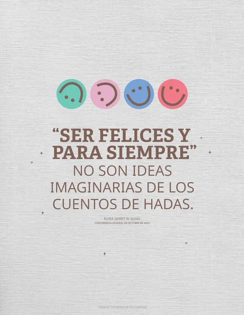 Cita del póster del élder Gong