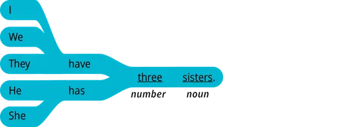 pattern 2 answer I have number noun