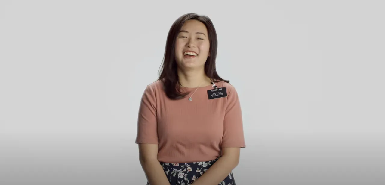 Two Sister Missionaries in the Meet the Missionaries visit