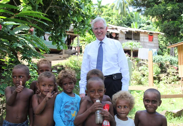 D. Todd Christofferson visits the Solomon Islands in January 2016.