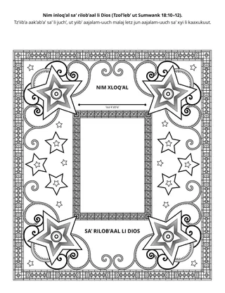 perel re kok’ k’anjel: nim lin loq’al