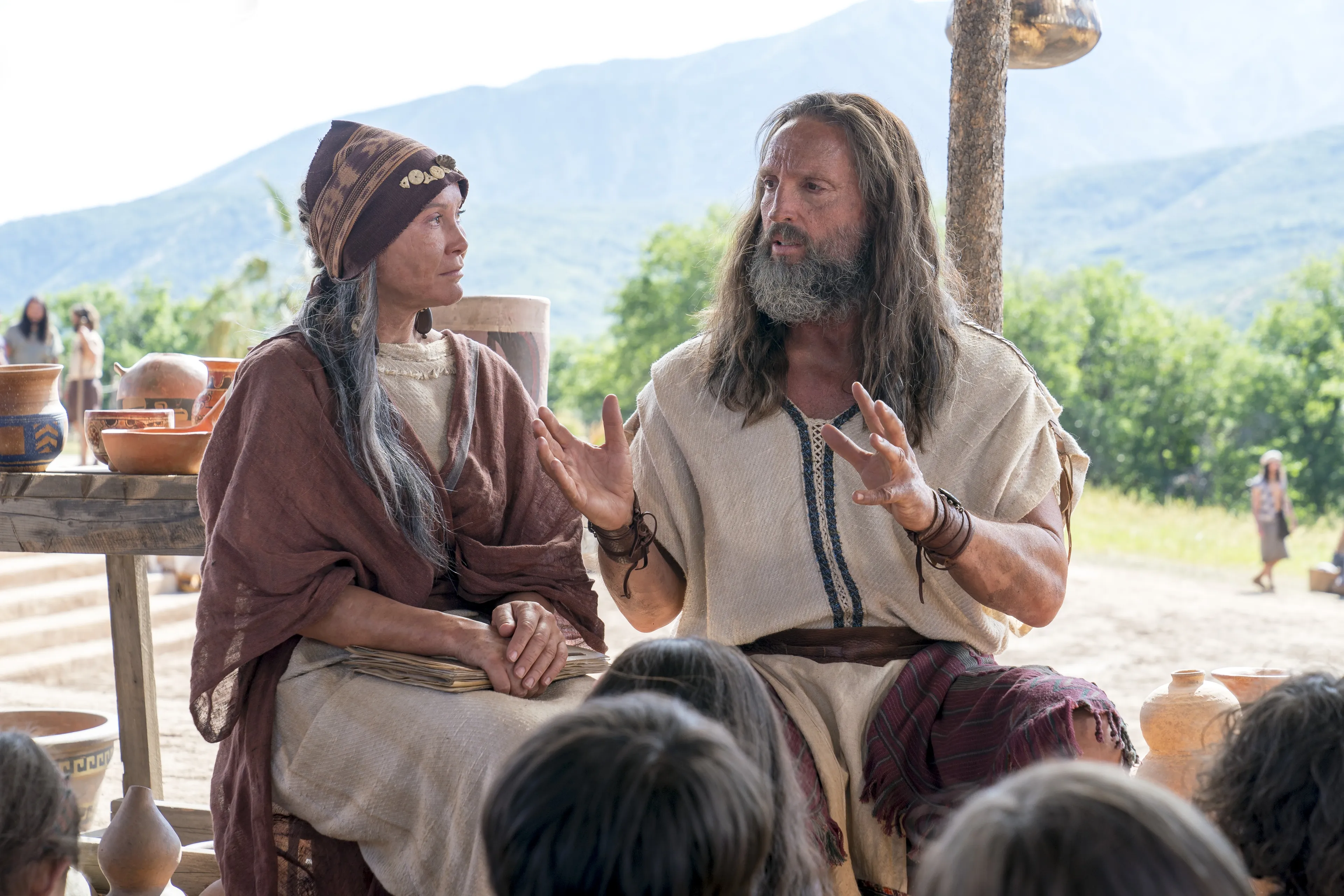 Nephi and his wife teach the Nephites.