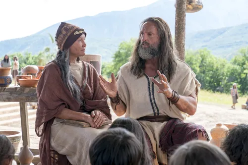 Nephi and his wife teach the Nephites.