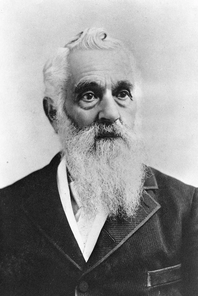 A historic photograph of Lorenzo Snow.