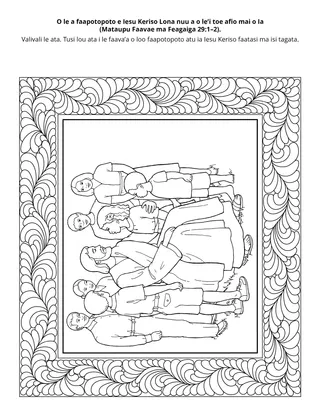 itulau o gaoioiga: o le faapotopotoina e Iesu Keriso Ona tagata