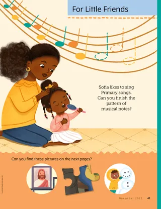 Page from the November 2022 The Friend Magazine.