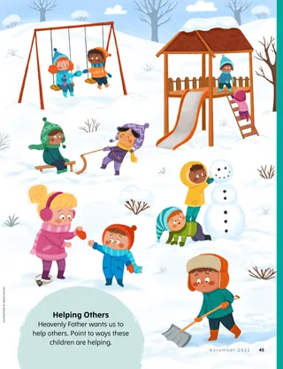 Page from the November 2022 The Friend Magazine.