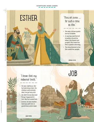 cut-out scripture cards