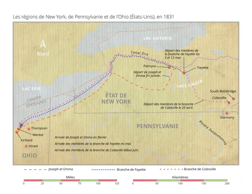 le voyage des saints en Ohio