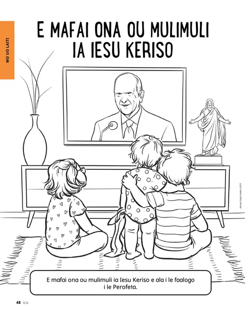 Gaoioiga valivali a tamaiti o loo matamata i le konafesi aoao i le TV