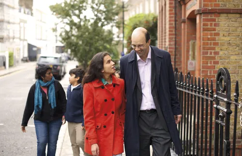 family walking together