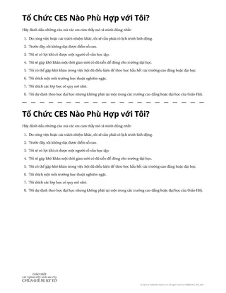 Tổ Chức CES Nào Phù Hợp với Tôi?