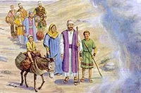 They traveled in the wilderness