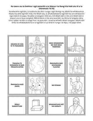 whārangi mahi Paraimere: Ka taea e au te āwhina i ngā tamariki o te Matua i te Rangi kia hoki atu ki a Ia