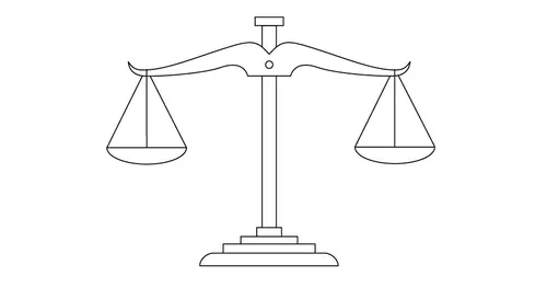 drowing nga linya sa mga timbangan