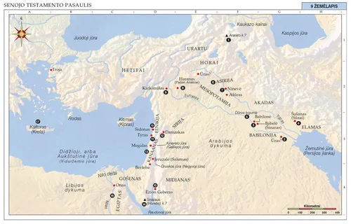 9 Biblijos žemėlapis