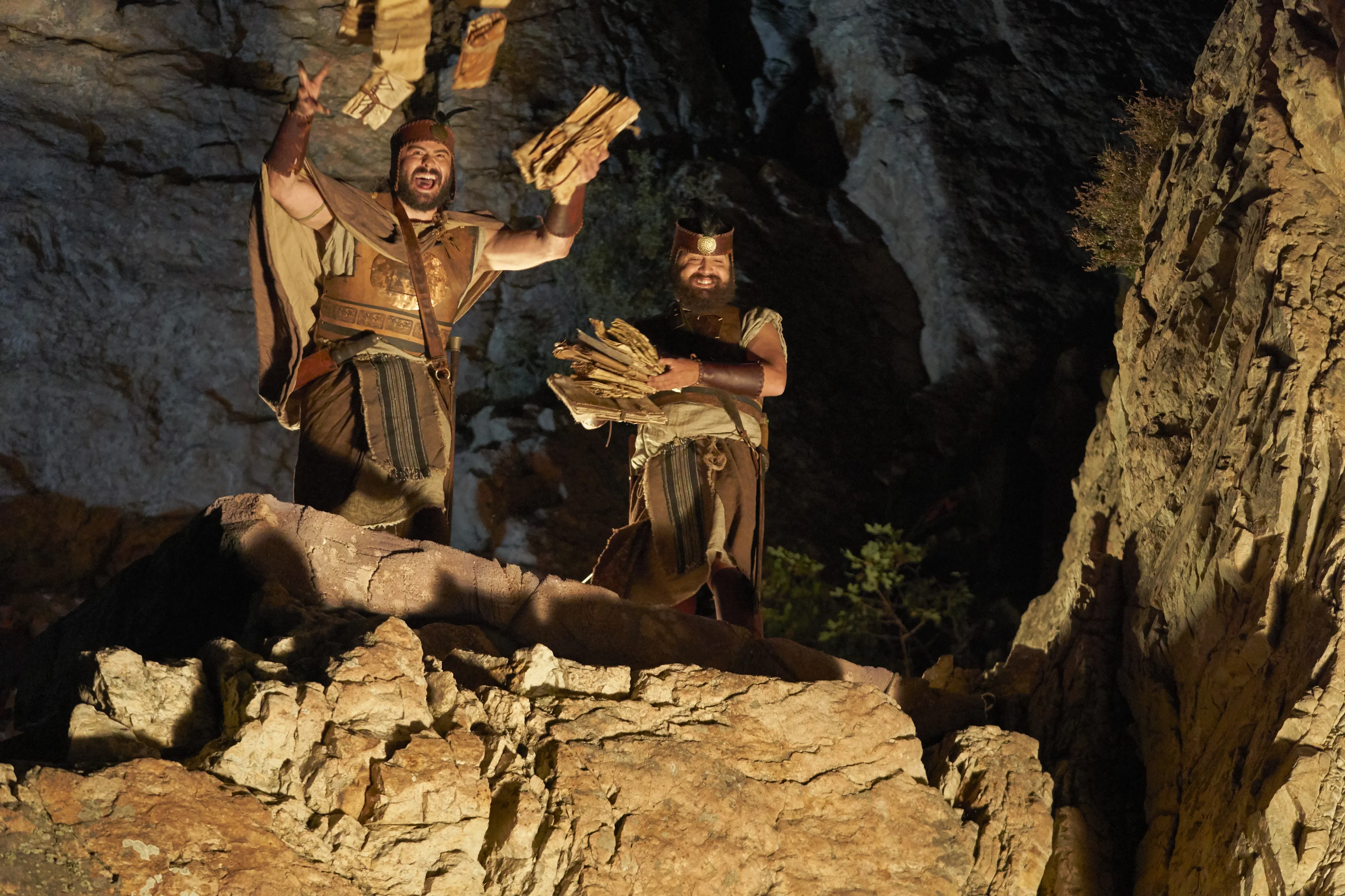 Men of Ammonihah cast the scriptures into the fire to be burned.